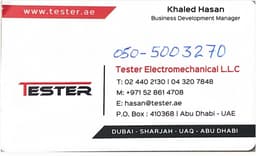 Tester Electromechanical LLC